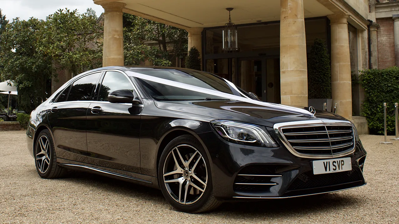 Mercedes S-Class AMG Line Premium in Black, available for hire